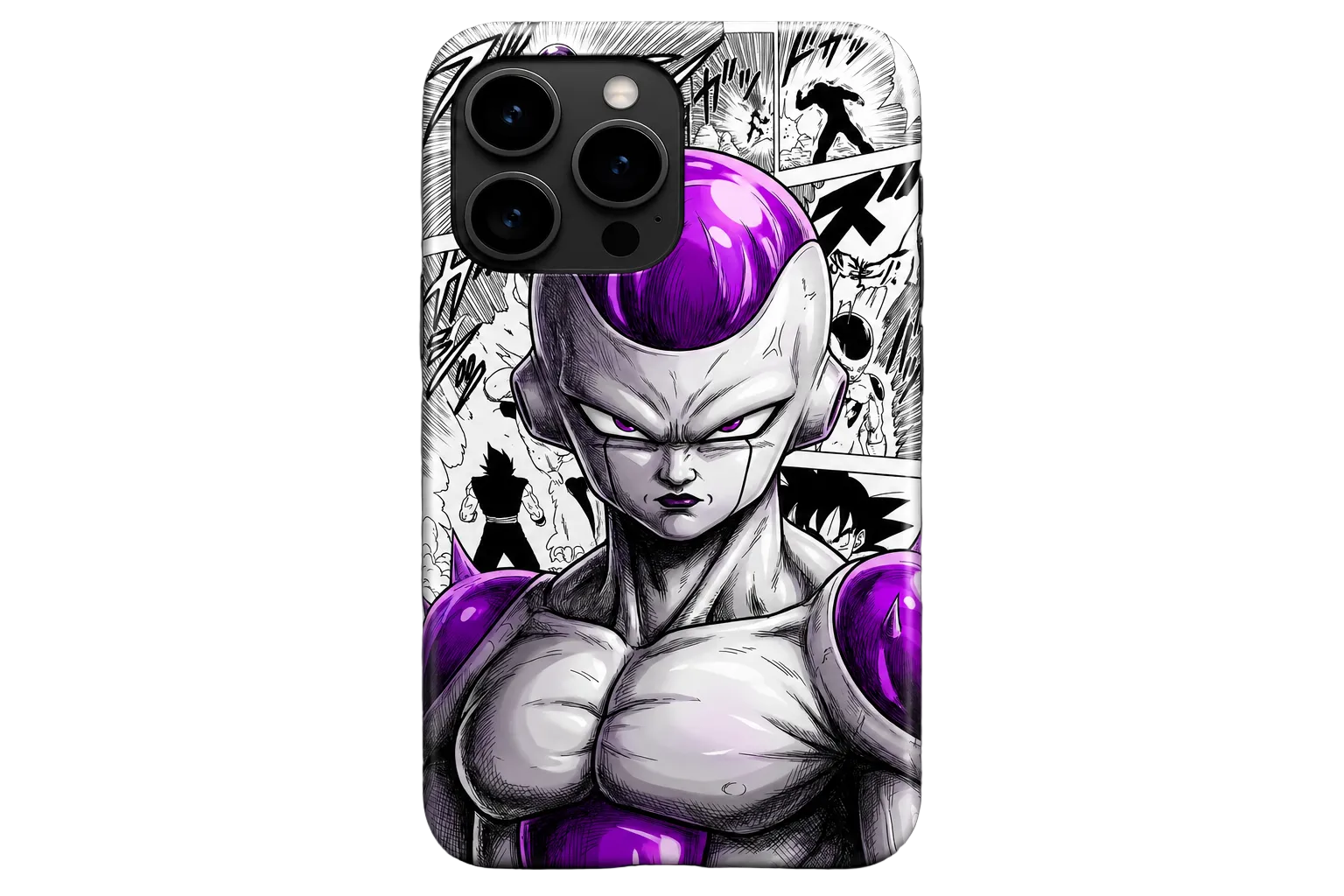 Frieza Saga Anime iPhone Case – Manga Style Protective Cover for iPhone 14 15 16 17 Series